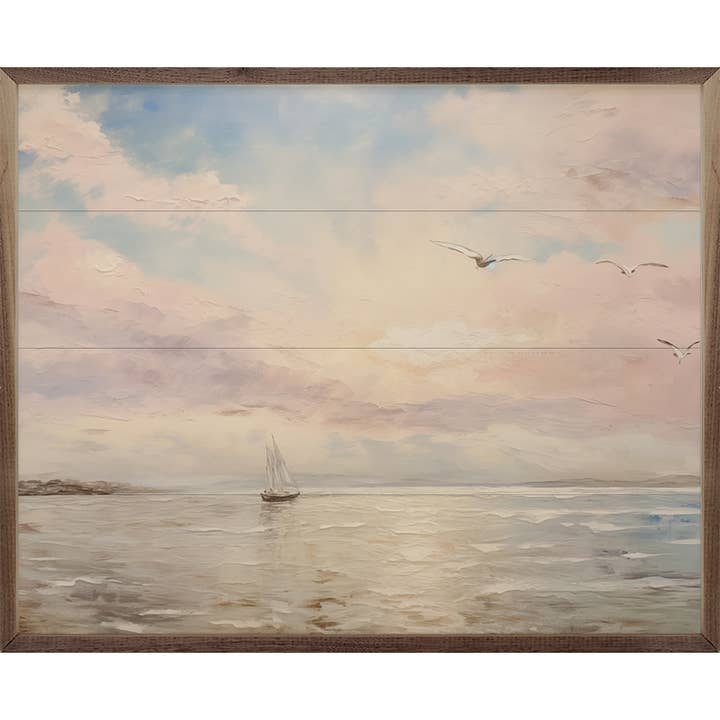 Lone Sailboat By Nini Art for wholesale by Kendrick Home