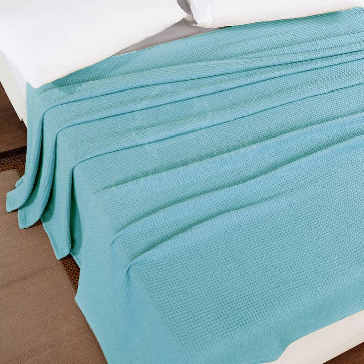 COZY HOMES COLLECTION - Wholesale Bedding blanket - Cotton Waffle Weave Soft Cozy All Season Thermal Blankets20