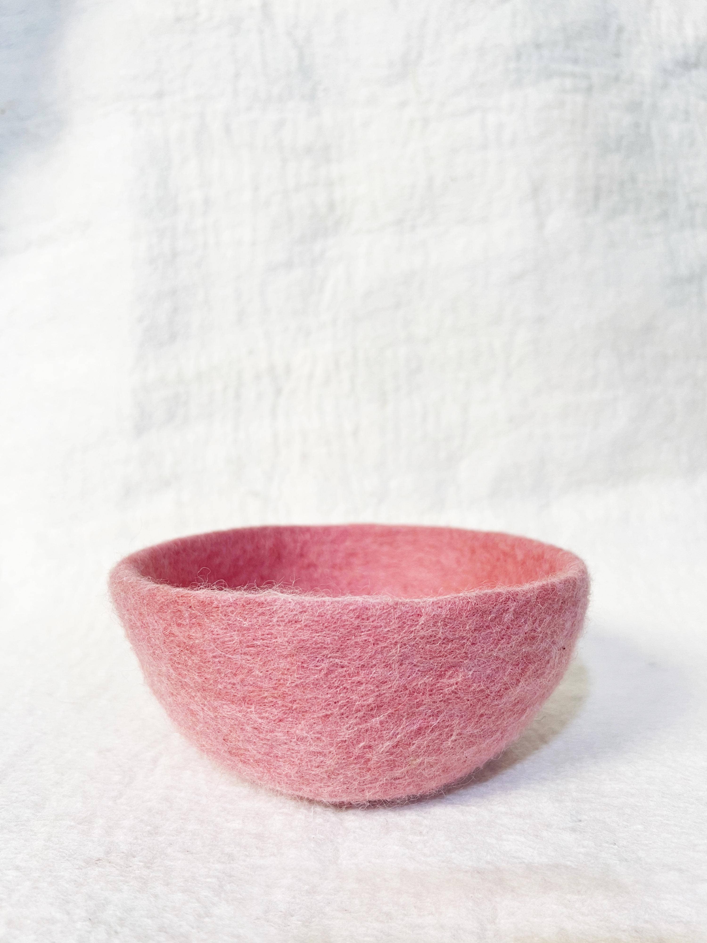 Fibres of Life - Wool & Felt - Wholesale Decorative Plate/Dish/Bowl - Felt Bowl Pastels-Small | Wool Felt Bowl | Catchall Bowls4
