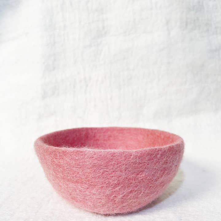Fibres of Life - Wool & Felt - Wholesale Decorative Plate/Dish/Bowl - Felt Bowl Pastels-Small | Wool Felt Bowl | Catchall Bowls4