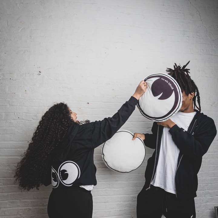 Googly Eye Cru - Vente Coussin décoratif - Oreillers Googly Eye Cru8