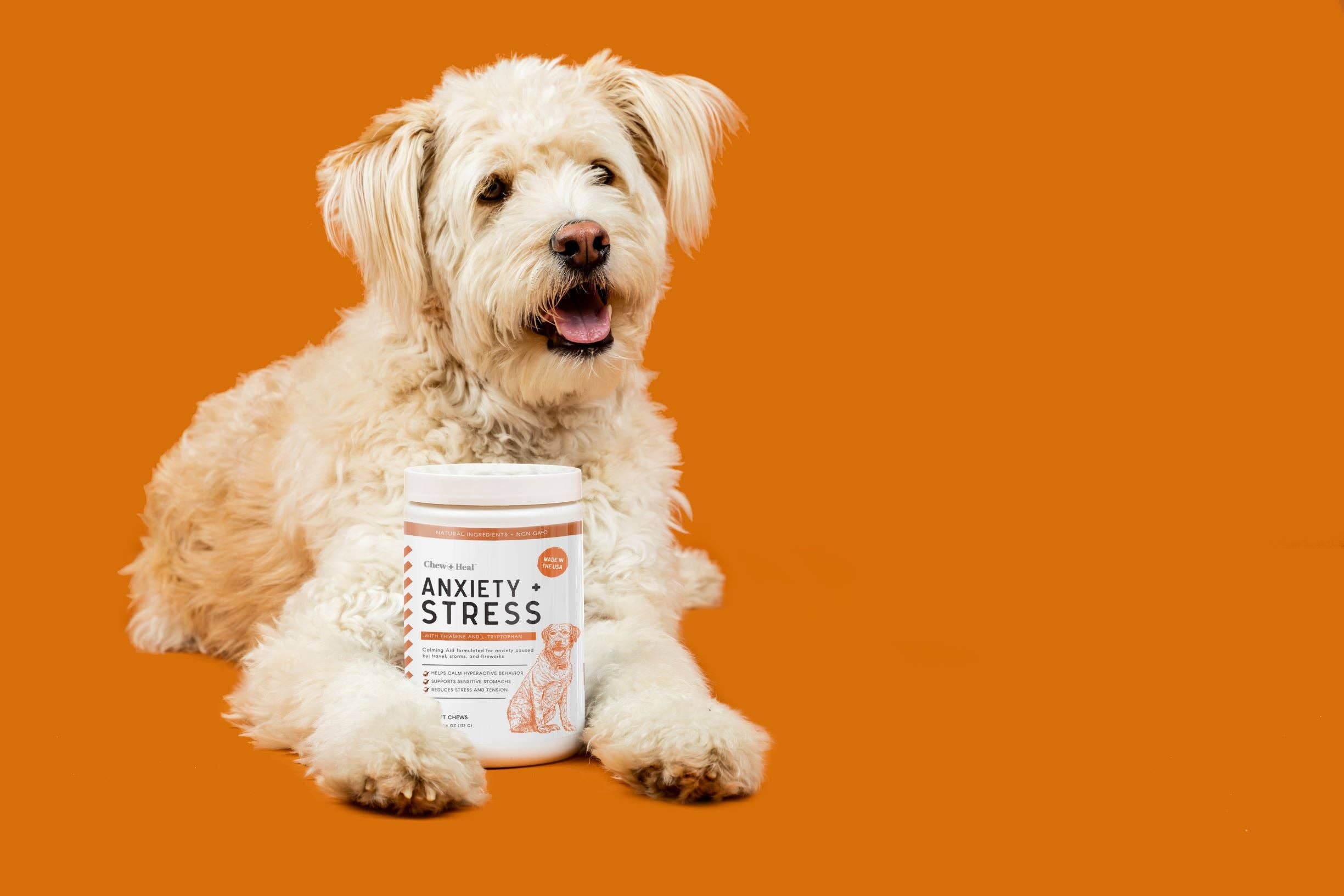 Chew + Heal - Wholesale Pet Supplement - Dog - Calming Anxiety & Stress5