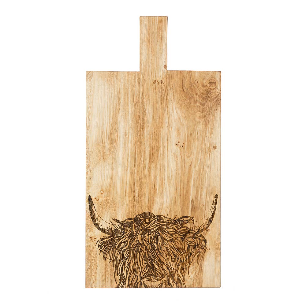 Selbrae House Ltd – Engroshandel Ostebræt – Highland Cow Stor Eg Servering Paddle2