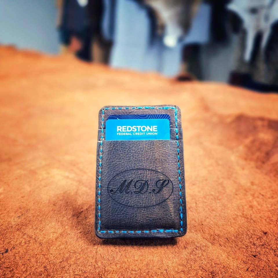 NDesigns Leather - Wholesale Wallet - Men's - "lil Hefe" Magnetic Wallet (Our #1 selling Wallet)2