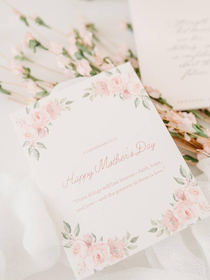 Christliche Blumen-Muttertagssegenkarte für den Großhandel von TheGoodStop