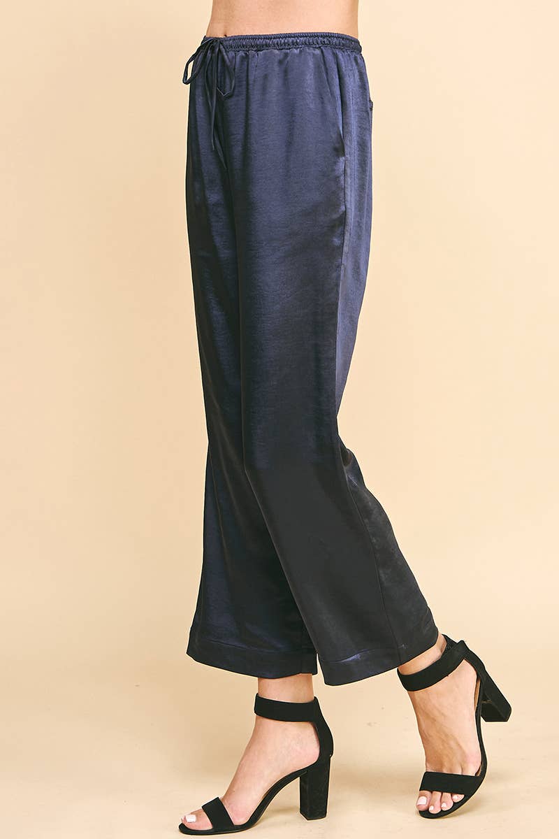 PINCH - Wholesale Pants - Women's - SATIN STRAIGHT PANTS - 5370B3
