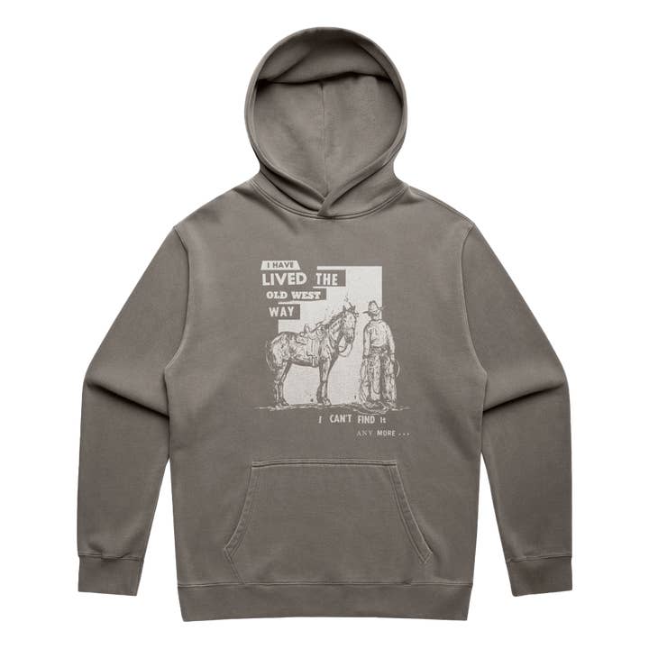 Old West Way- Vintage Western Graphic Hoodie for wholesale by Loose Cinch
