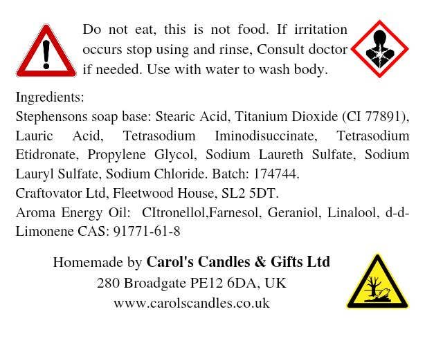 Carol's Candles & Gifts Ltd - Wholesale Bar Soap - Seashell guest soap—Lavender Blue pure essential oil3