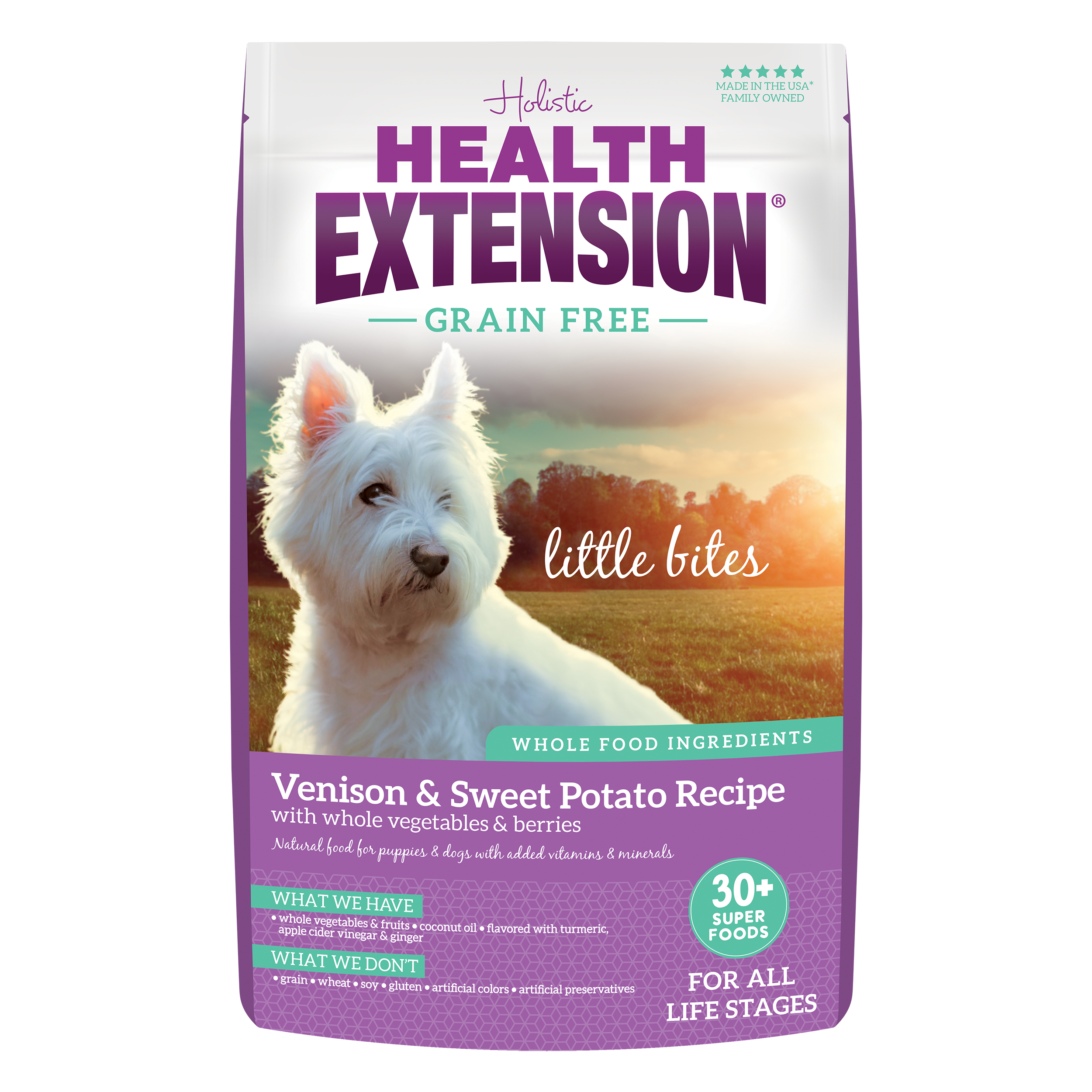 Health Extension Pet Care - Wholesale Pet Food - Dog - Grain Free Venison & Sweet Potato Little Bites Recipe0