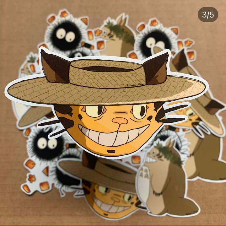 Iwalanis Creations - Wholesale Sticker - Studio Ghibli Inspired Stickers1