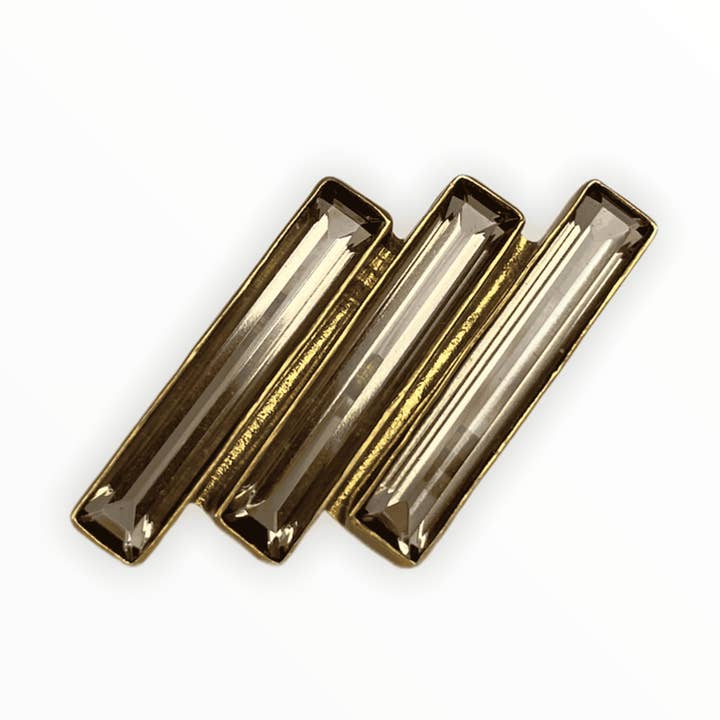 Smokey Quartz Tasha Verstelbare ADMK Ring voor wholesale door ADMK Jewelry