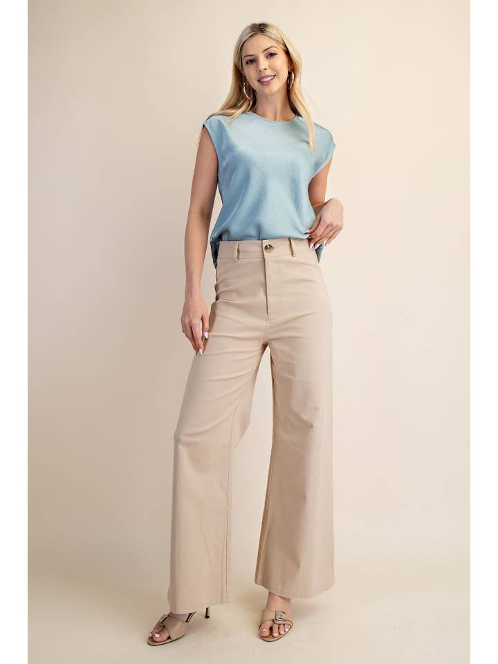 Glam - Wholesale Pants - Women's - High-Waist Straight Pants15