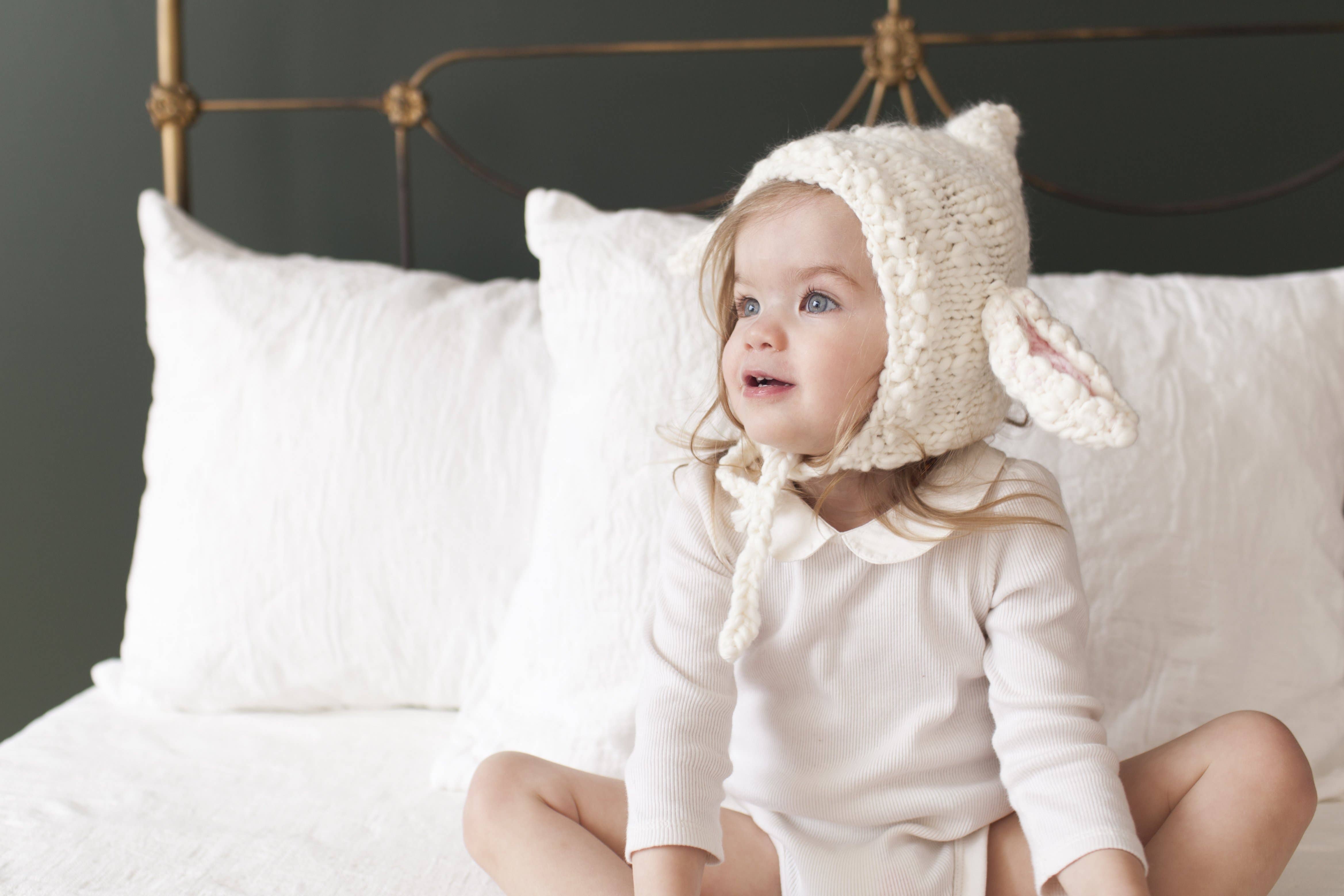 The Blueberry Hill – wholesale Beanie – Kids – Mary Lamb Hat | Hand Knit Kids & Baby Spring Beanie5