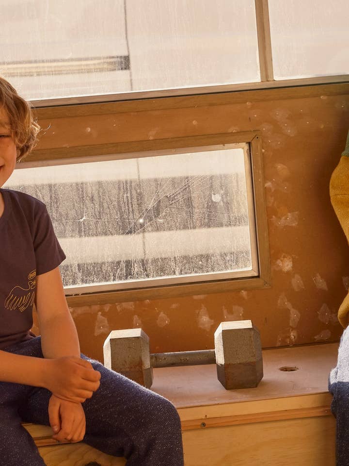 Black Indigo Kids Dude Yes Tee for wholesale on Faire4