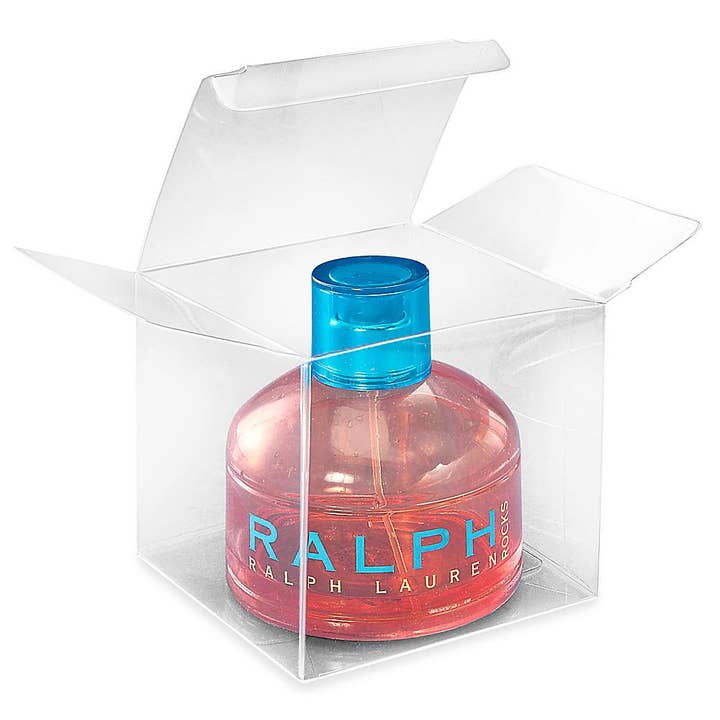 Clear Vinyl Boxes - 3 x 3 x 3" (50 pack) for wholesale by verona home and gift