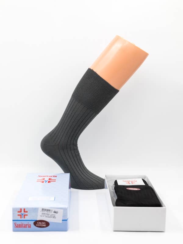 6 Pairs - Short Warm Cotton Health Socks for wholesale by DAC SRL