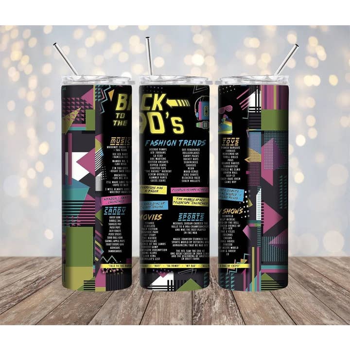 Terug naar de jaren 90 20 oz Beker voor wholesale door Lillypad Creations