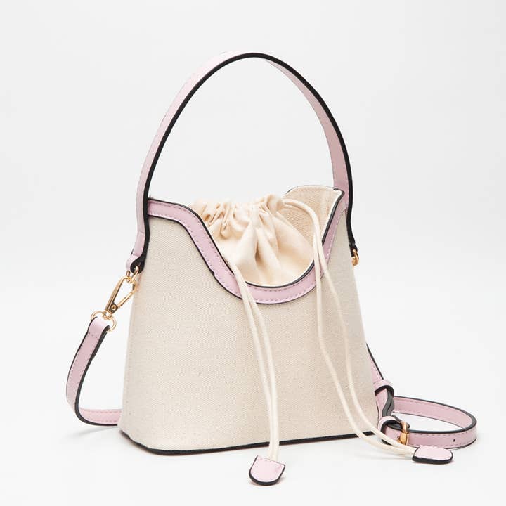 Sensibling Corp. - Wholesale Crossbody Bag - Women's - Mini Canvas Bucket Bag / Crossbody Bag
4