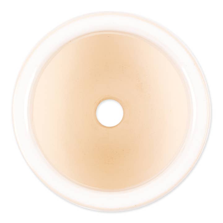 Zingz Home - Wholesale Plant Pot - Cream Round Ceramic Small Planter Set Of 3