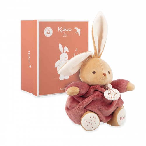 Chubby Rabbit Burgundy 17Cm Musical for wholesale by Juratoys