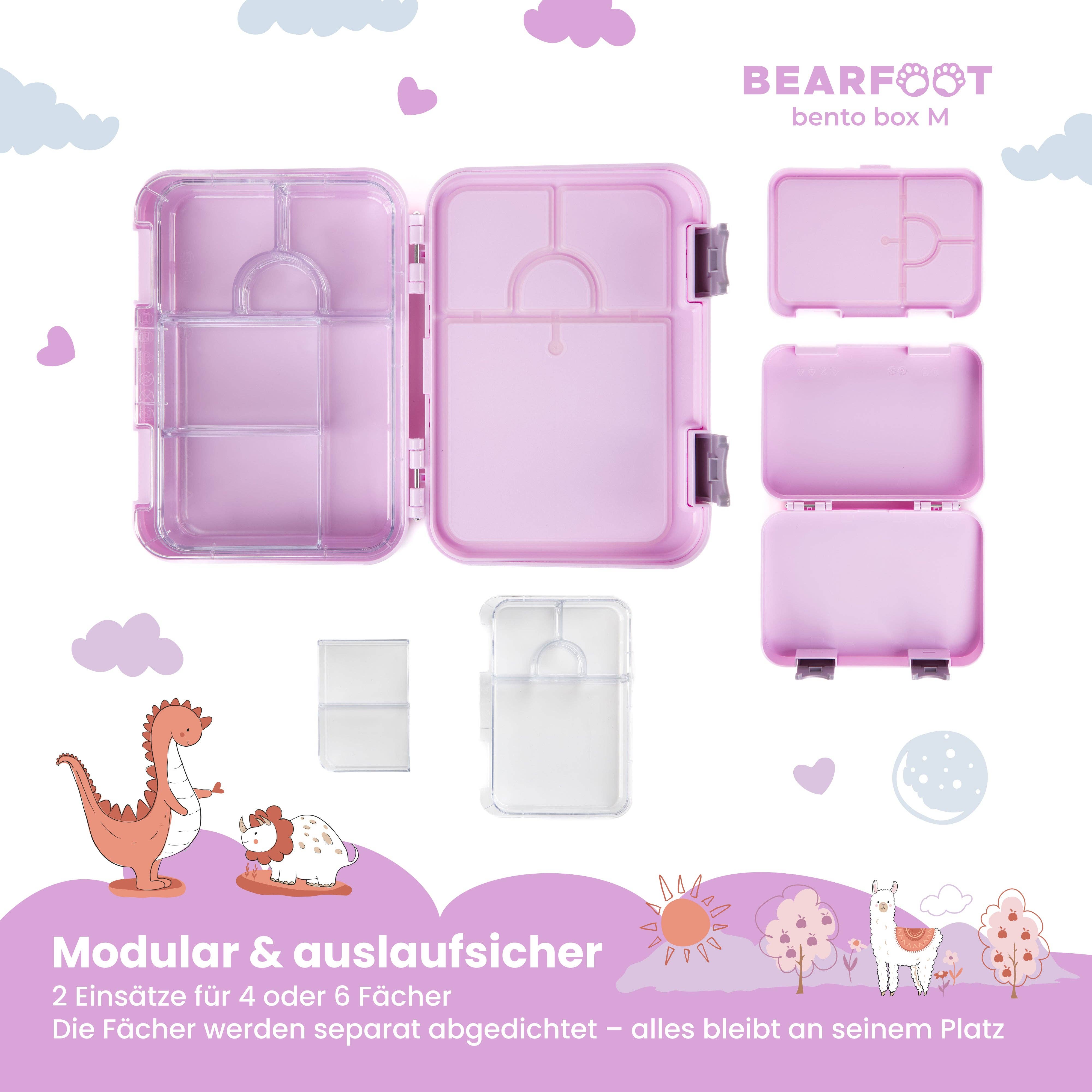 BEARFOOT - Wholesale Lunch Bag/Box - Kids - Children's lunch box with compartments, lunch box, bento box - Lama4