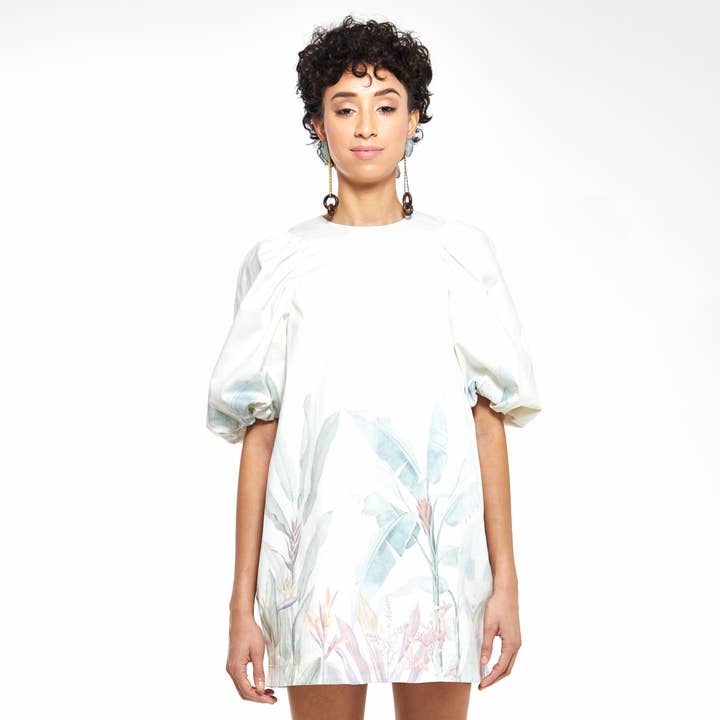 Palmas | Puffed Sleeve Mini Sheath for wholesale by String Code