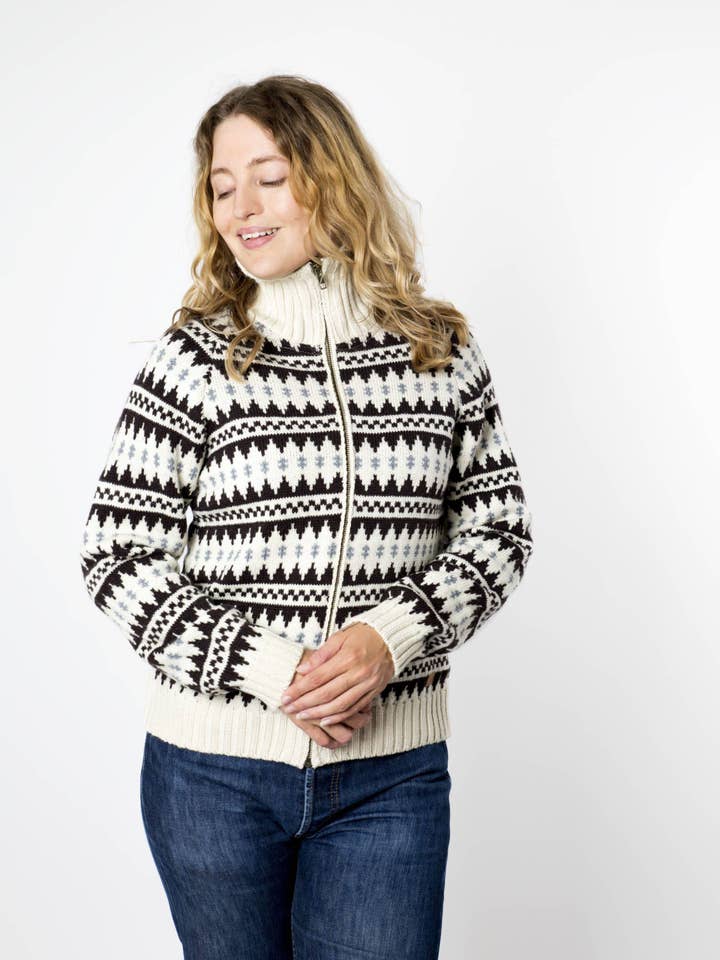 GUNHILD CARDI for wholesale by Fuza Wool Of Denmark