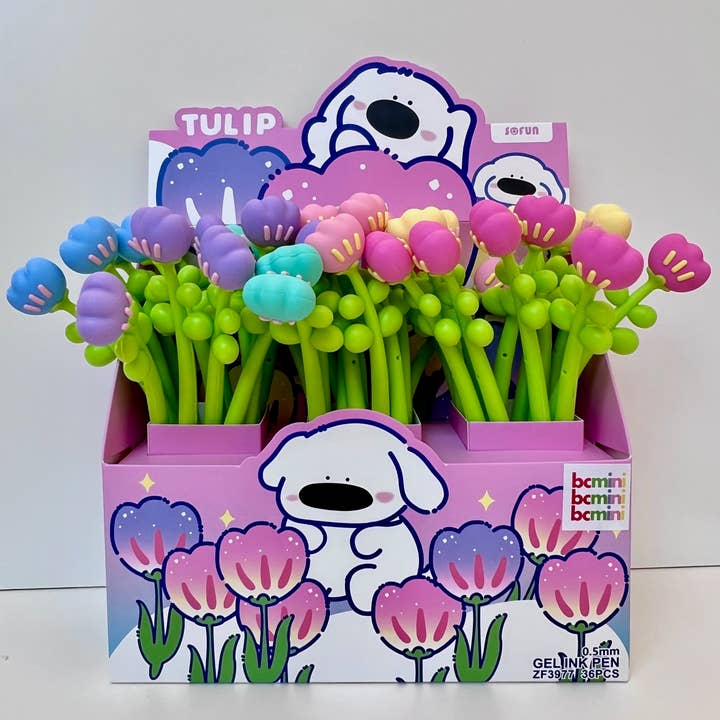 BCmini - Wholesale Pen - 22678 TULIP WIGGLE GEL PEN-3611