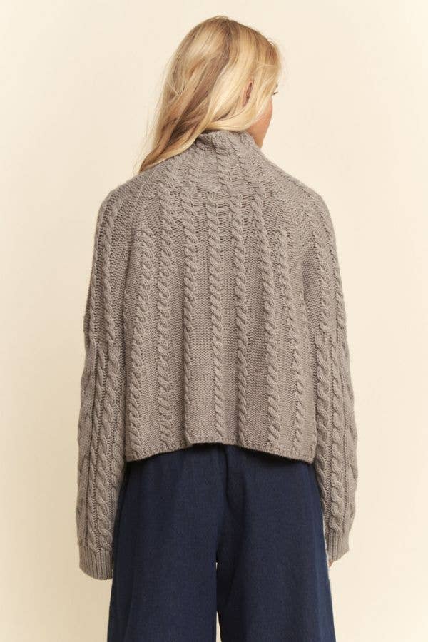 Davi & Dani - Wholesale Pullover-trui - Dames - PLUS KABELBREISE COLTRUI BREISTRUCTUUR TRUI19