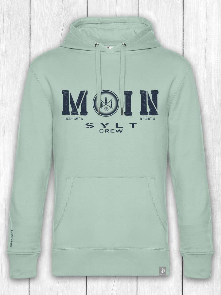 Hoodie Ben „MOIN SYLT” — -MINT voor wholesale door SEEKRAFT