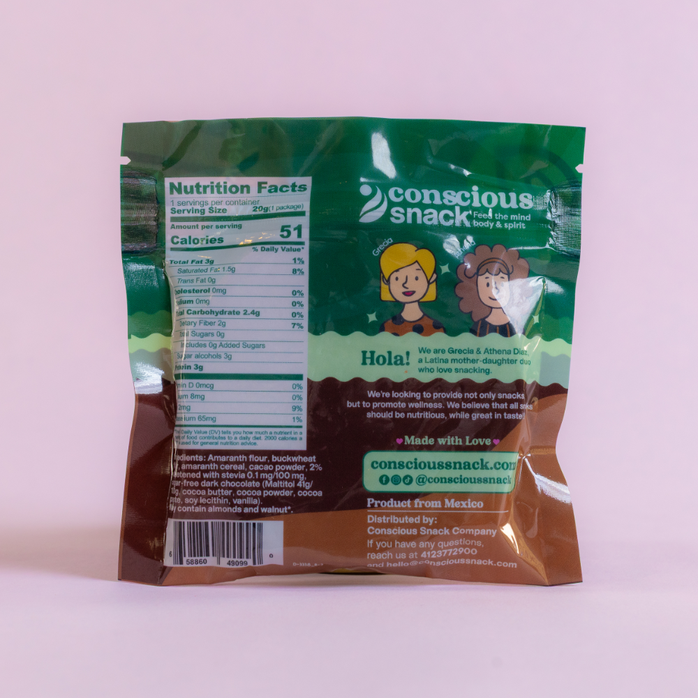 Conscious Snack - Wholesale Chocolate Covered Sweets - Conscious Snack Filled Wafers Choko Obleas Chocolate .70oz2