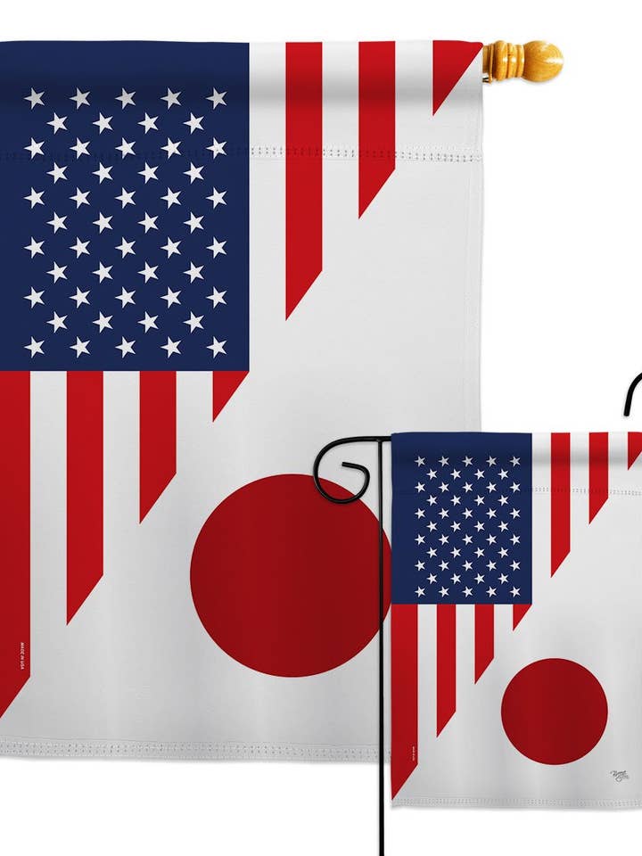 USA Japan Vänskap Regional Nationalitet USA Dekor Flagga för wholesale av Two Group Flag Co