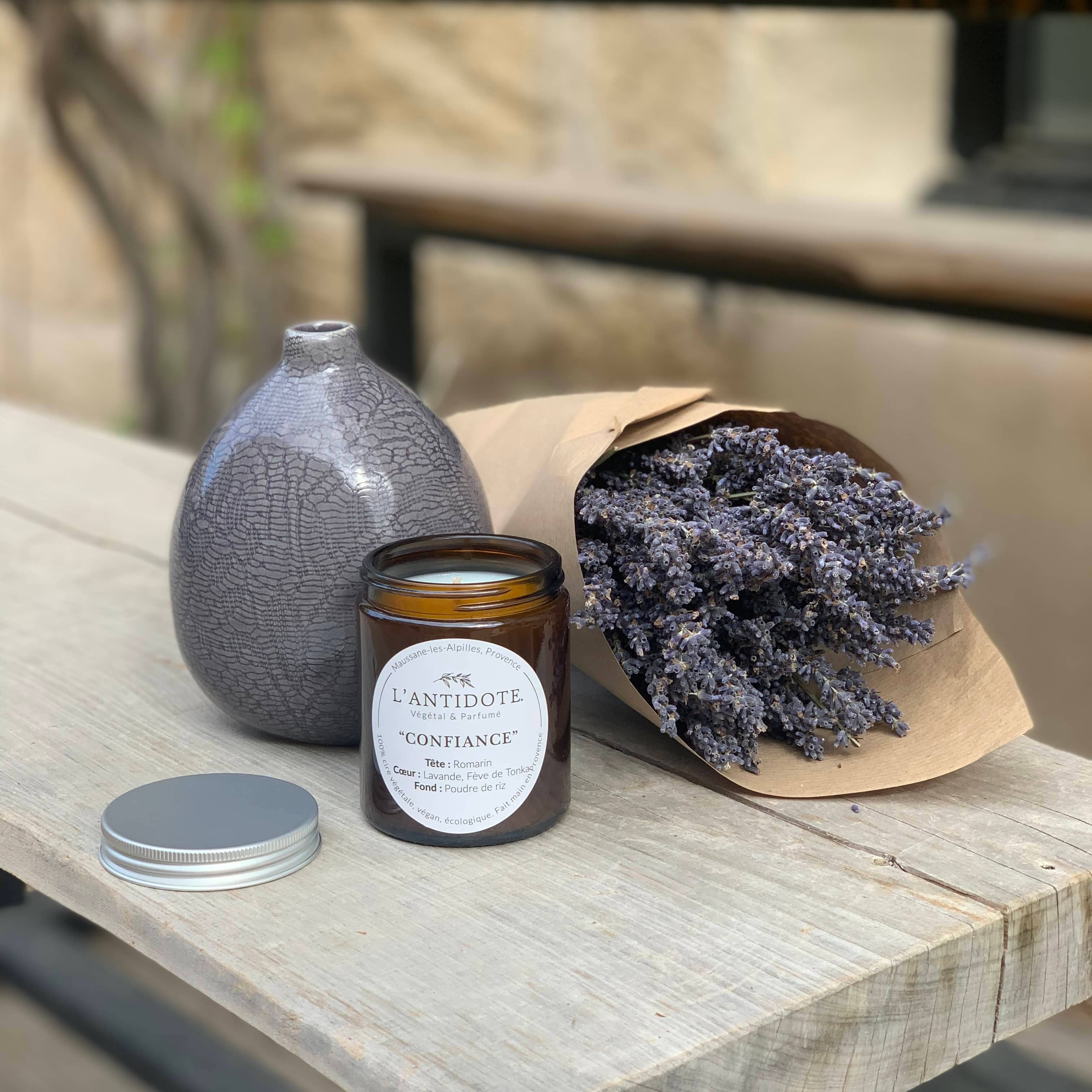 L'ANTIDOTE - Vente Bougie en bocal - Bougie CONFIANCE0