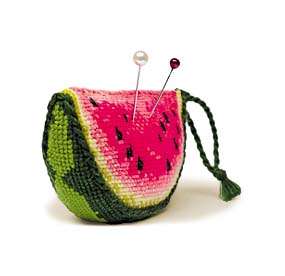 RIOLIS – wholesale Embroidery/cross-stitch supplies – Cross Stitch Kit From Riolis 866 Watermelon Pincushion0