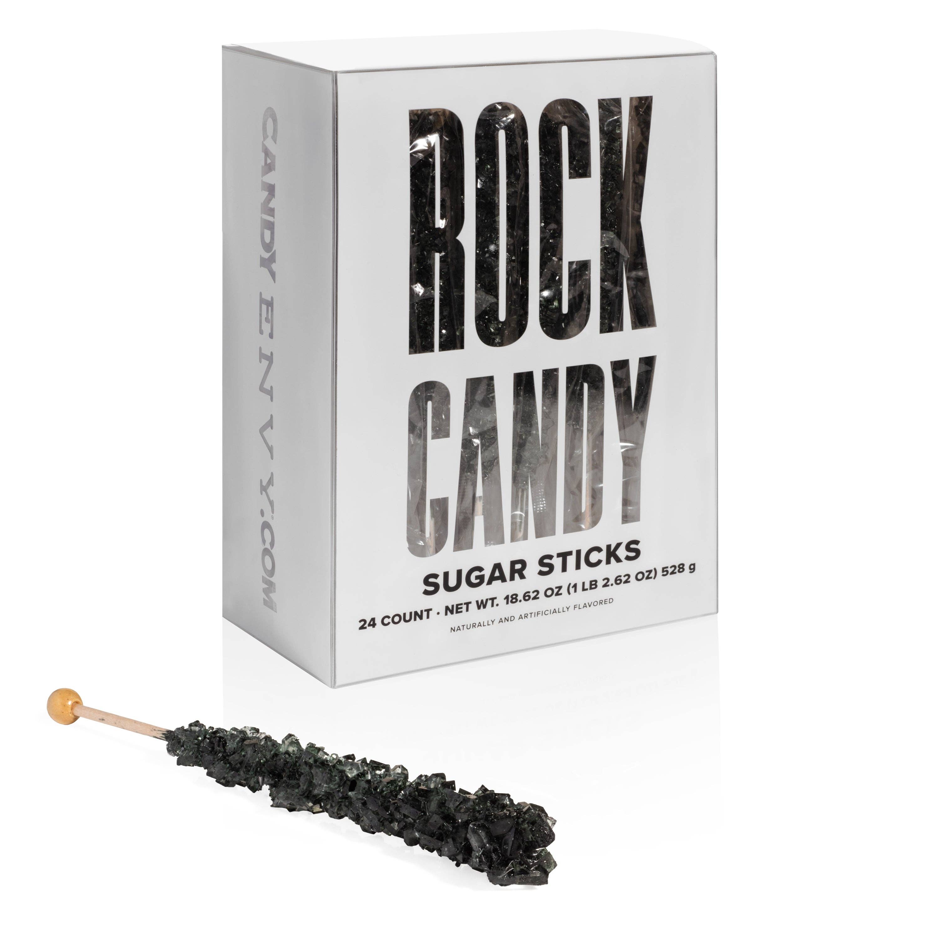 Candy Envy - Wholesale Hard Candy - Black Rock Candy Sugar Sticks - Black Cherry Flavor6