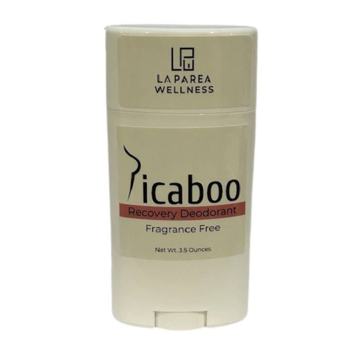 Picaboo Unscented Recovery Deodorant for wholesale by La Parea Wellness