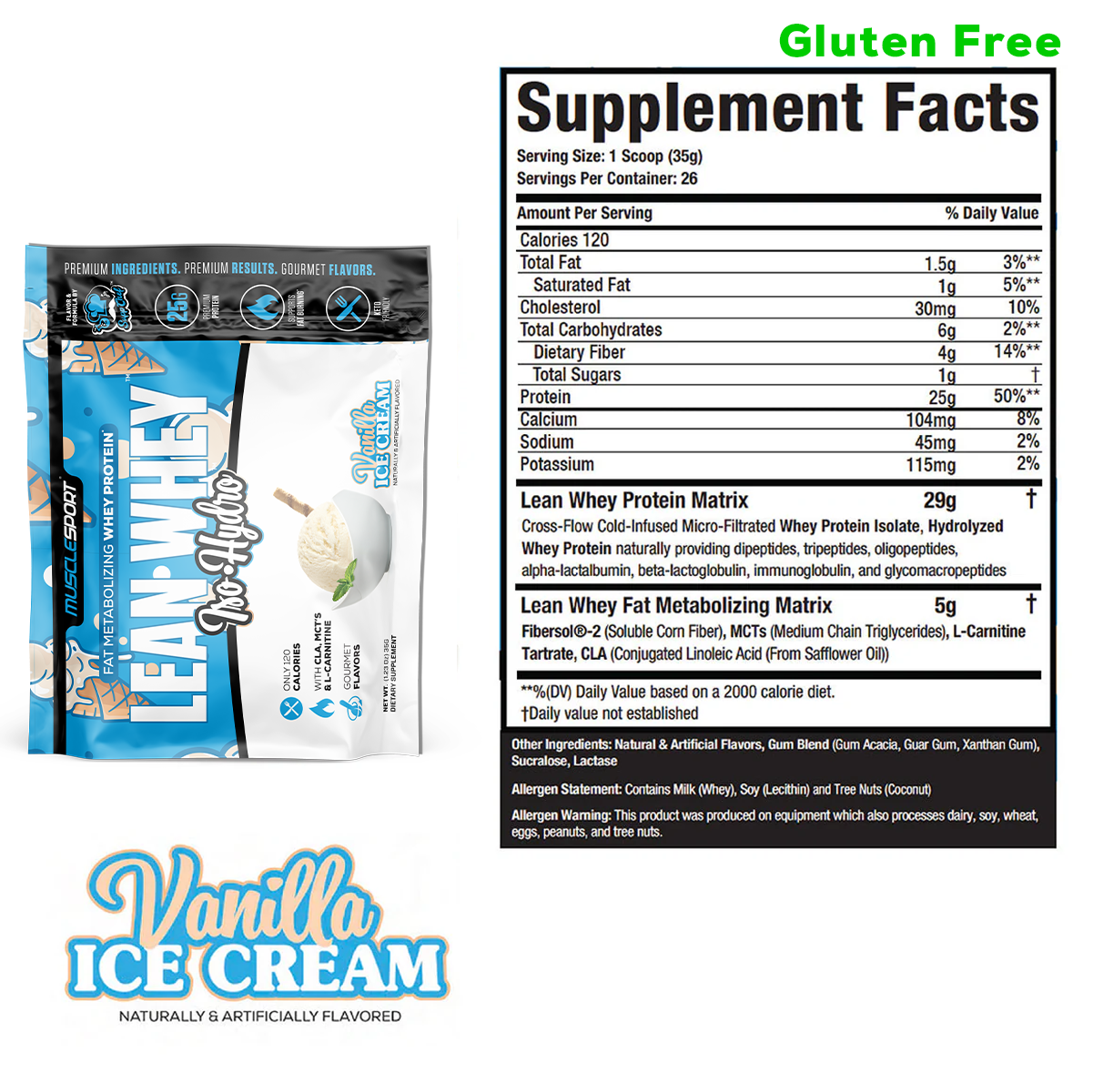 MuscleSport - Wholesale Protein/superfood powder - Lean Whey® Single Serve Packets3