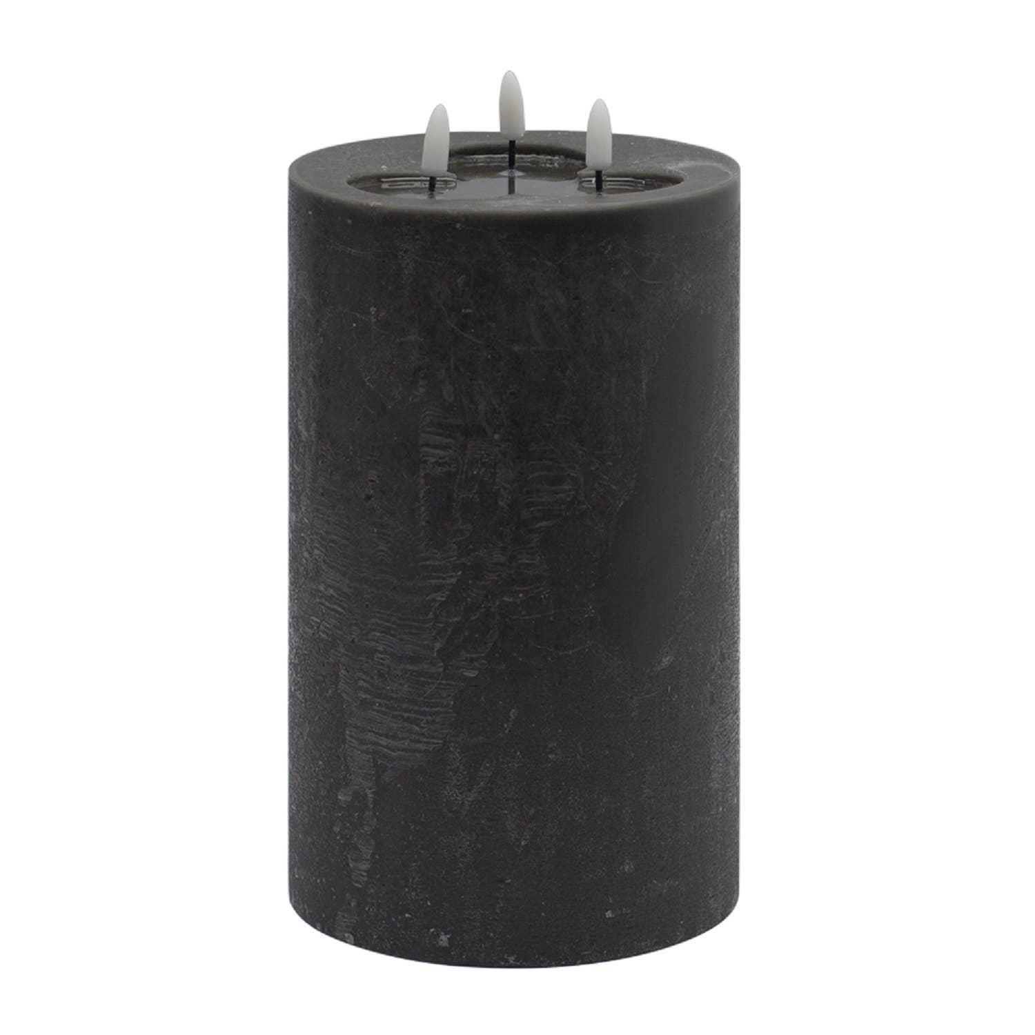 3 wick Large Gray Flameless Candle for wholesale on Faire2