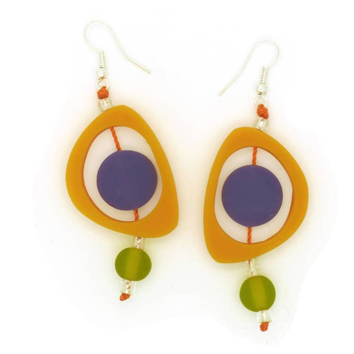 Nusantara Inc. - Wholesale Dangle Earrings - Diwali Resin Earrings-0280316