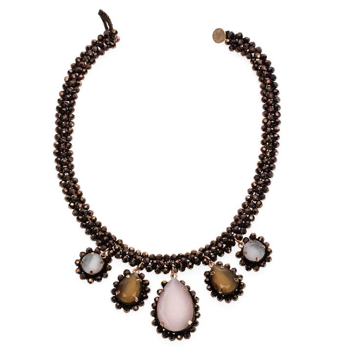 Collana Uncinetto Con Castoni per la vendita all'ingrosso da parte di NotForAll