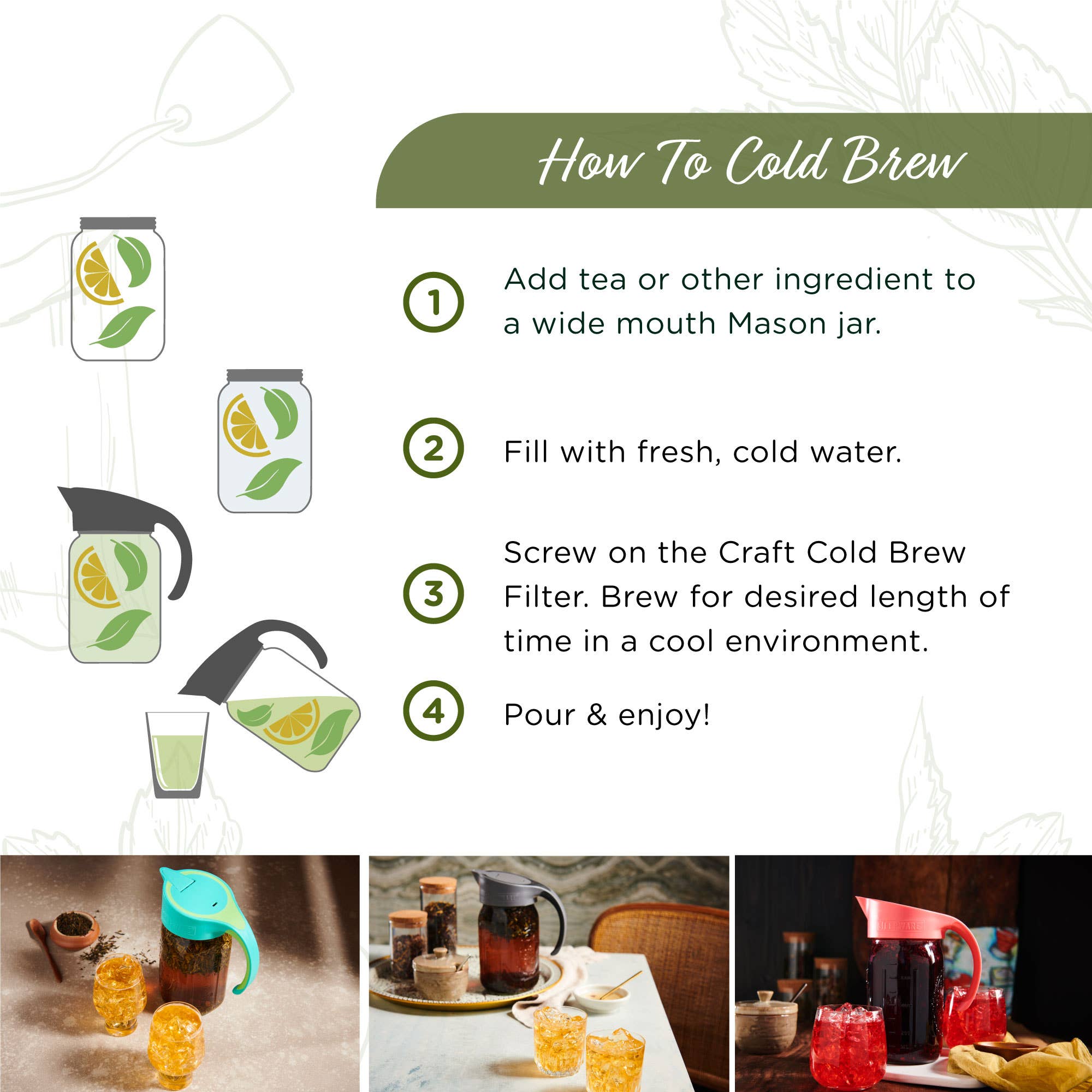 The Tea Spot - Wholesale Tea Strainer/Infuser - Craft Cold Brew Filter6