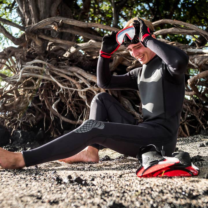 Seavenger – Acessórios desportivos por atacado – Fato de mergulho masculino Odyssey Surfing - Preto3