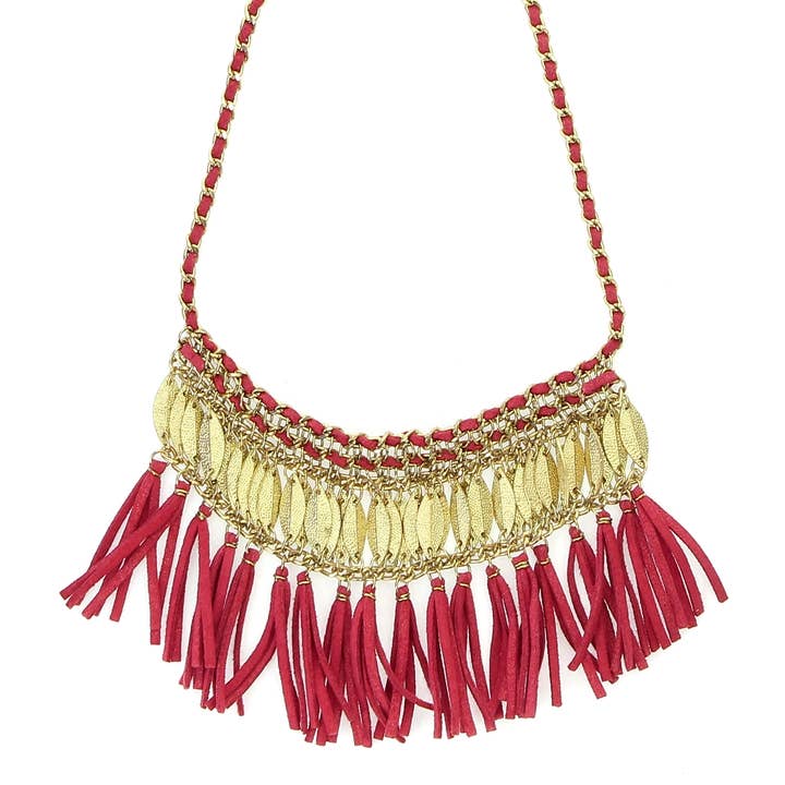 DIWALI PARIS - Wholesale Bib Necklace - POCAHONTAS NECKLACE0