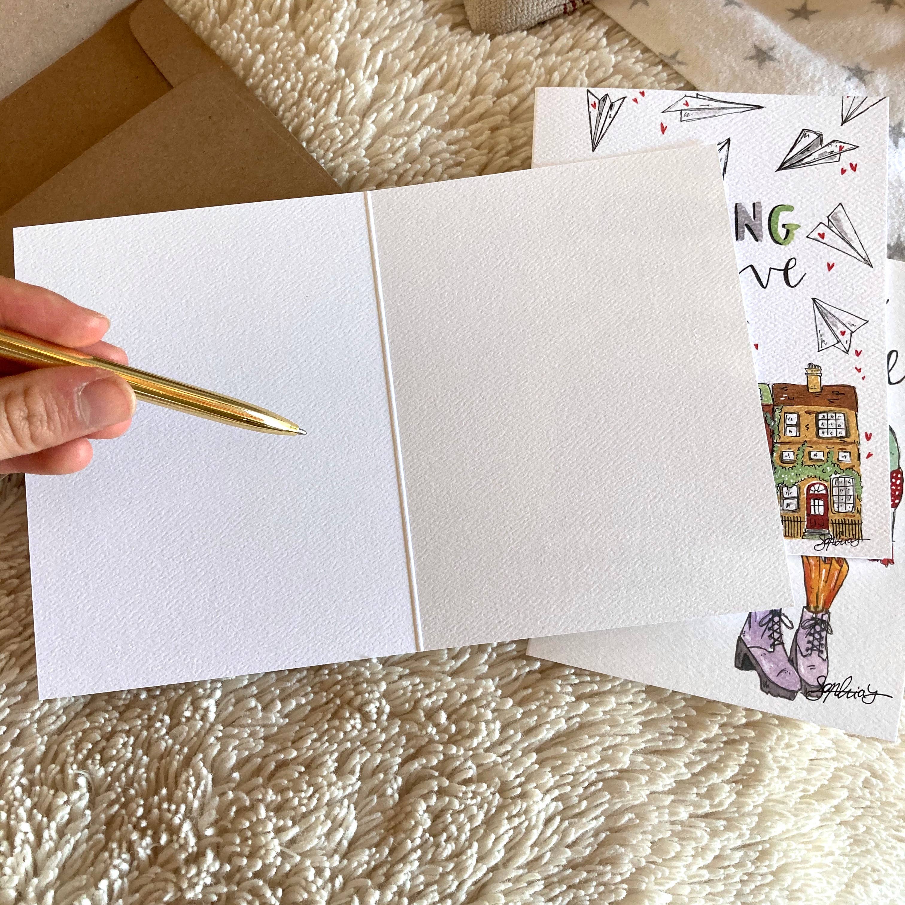 Sophia Lavrov - Wholesale Everyday Greeting Card - Record Player Watercolor Card - Sophia Lavrov5