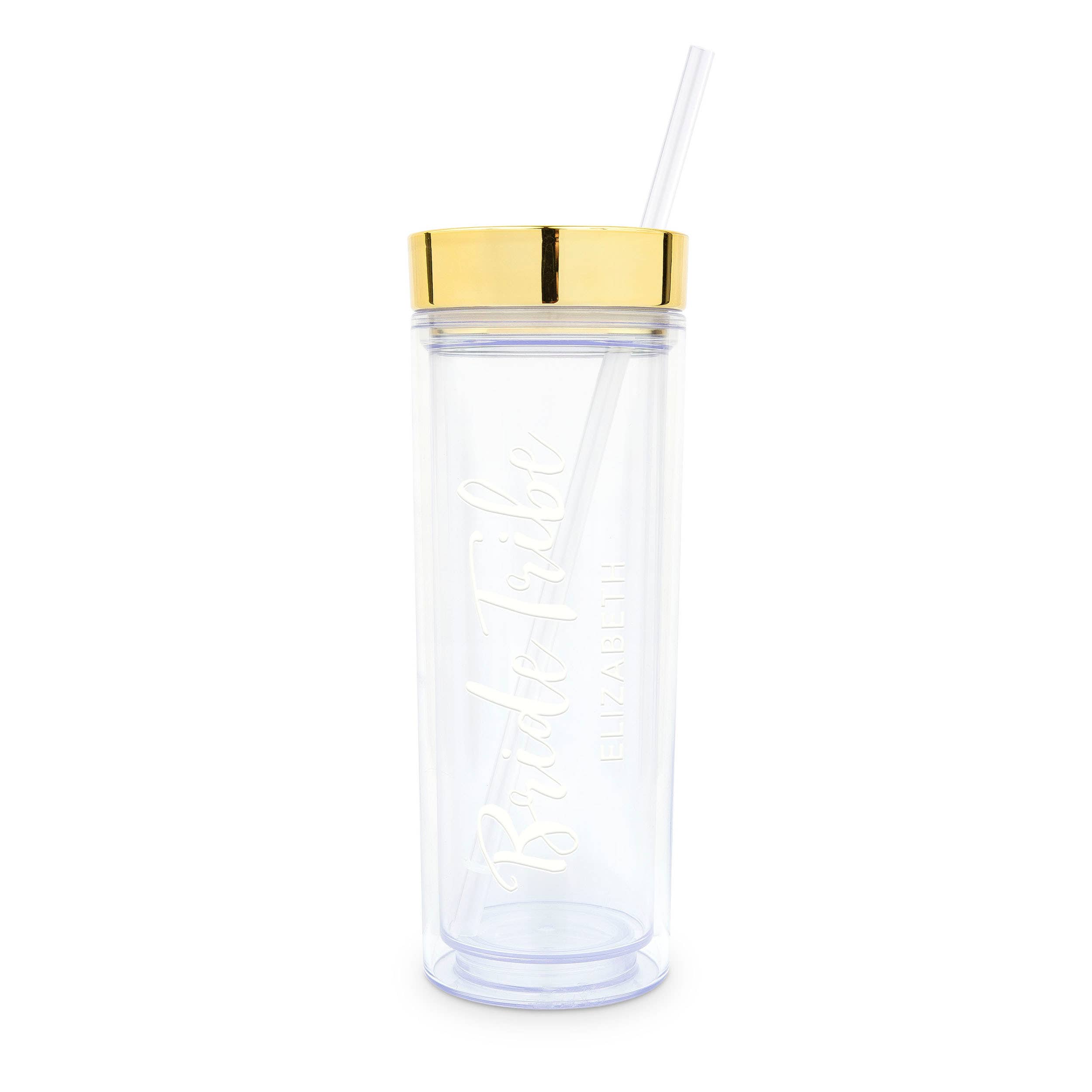 Weddingstar Inc. – wholesale Insulated mug/tumbler – 17 oz. Insulated Plastic Drink Tumbler - Bride Tribe9