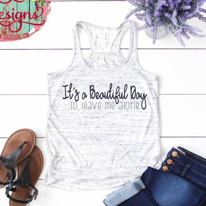 Det är en vacker dag att lämna mig ensam skärmutskrift för wholesale av Simple Tymes