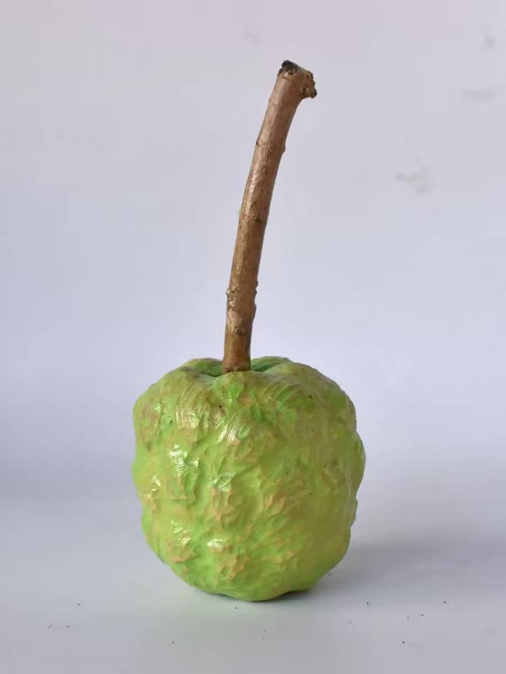 Hand-Carved Wooden Cloud Fruit Series Ornament for wholesale by sylvarastudio