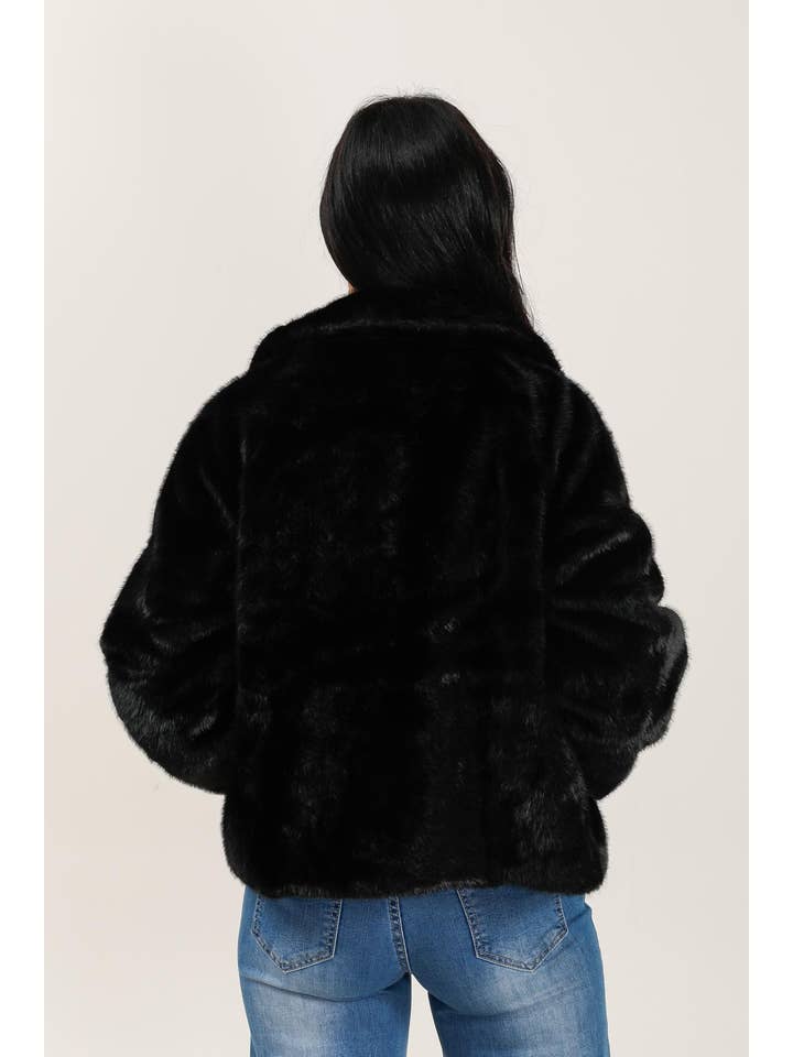 Attrait Paris - Wholesale Jacket - Women's - Jacket with faux fur collar9