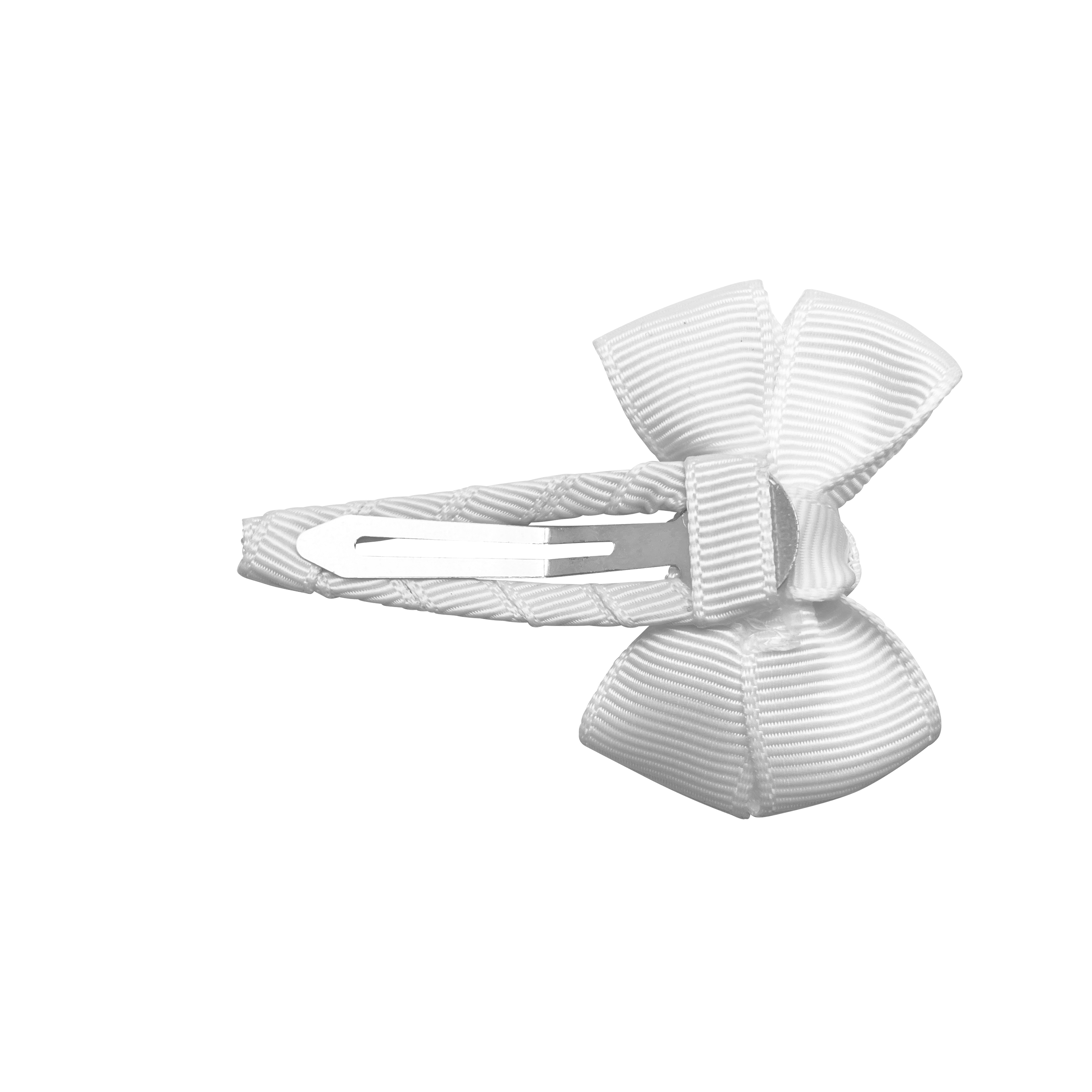 La Fillette Accessories - Wholesale Hair Bow - Kids - Estelle hair bow with hair clip in warm white1