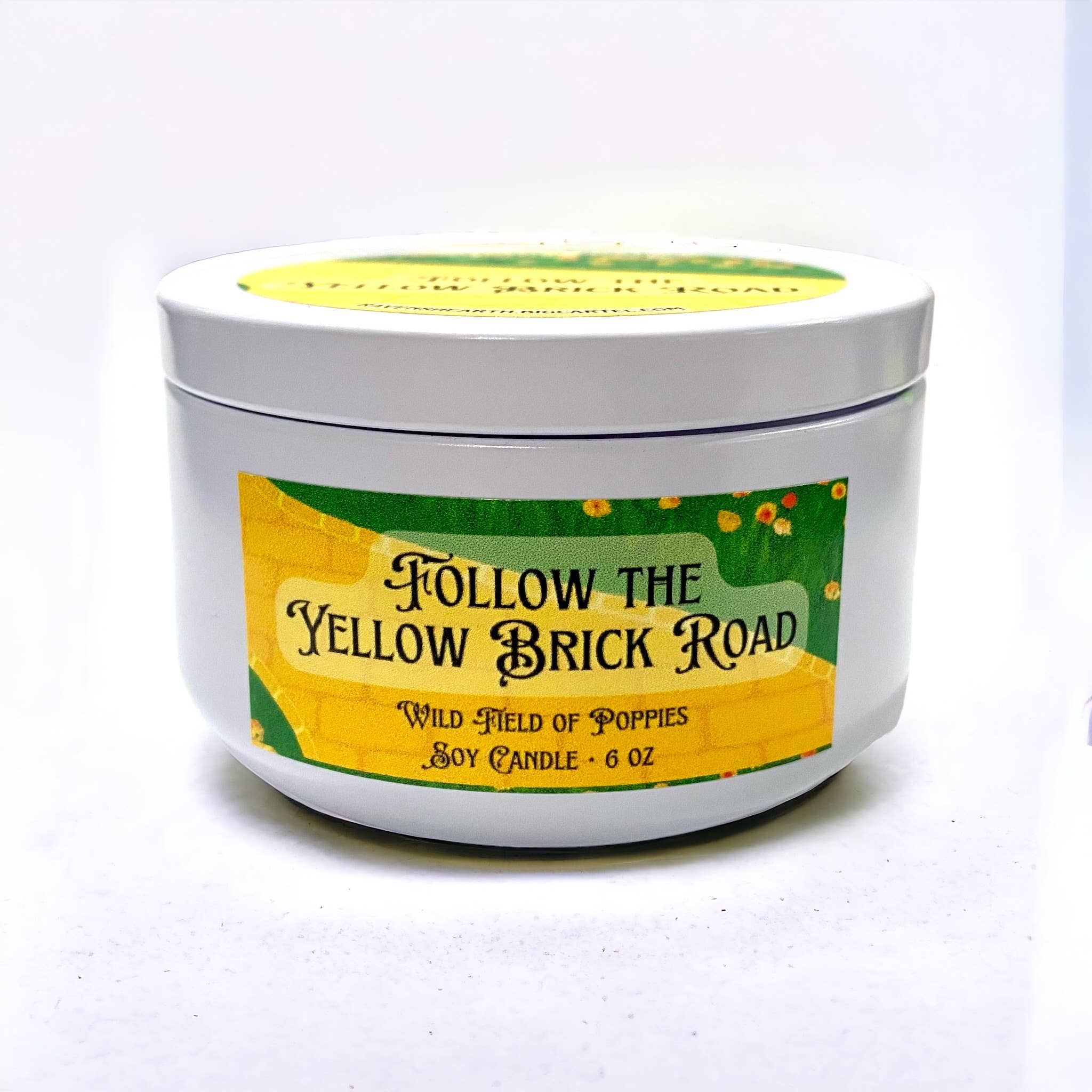 Raven’s Hearth – Großhandel Reisekerzen – Gelbe Ziegelstein-Straße Kerze | Blumenfeld-Duft | Einzigartig3